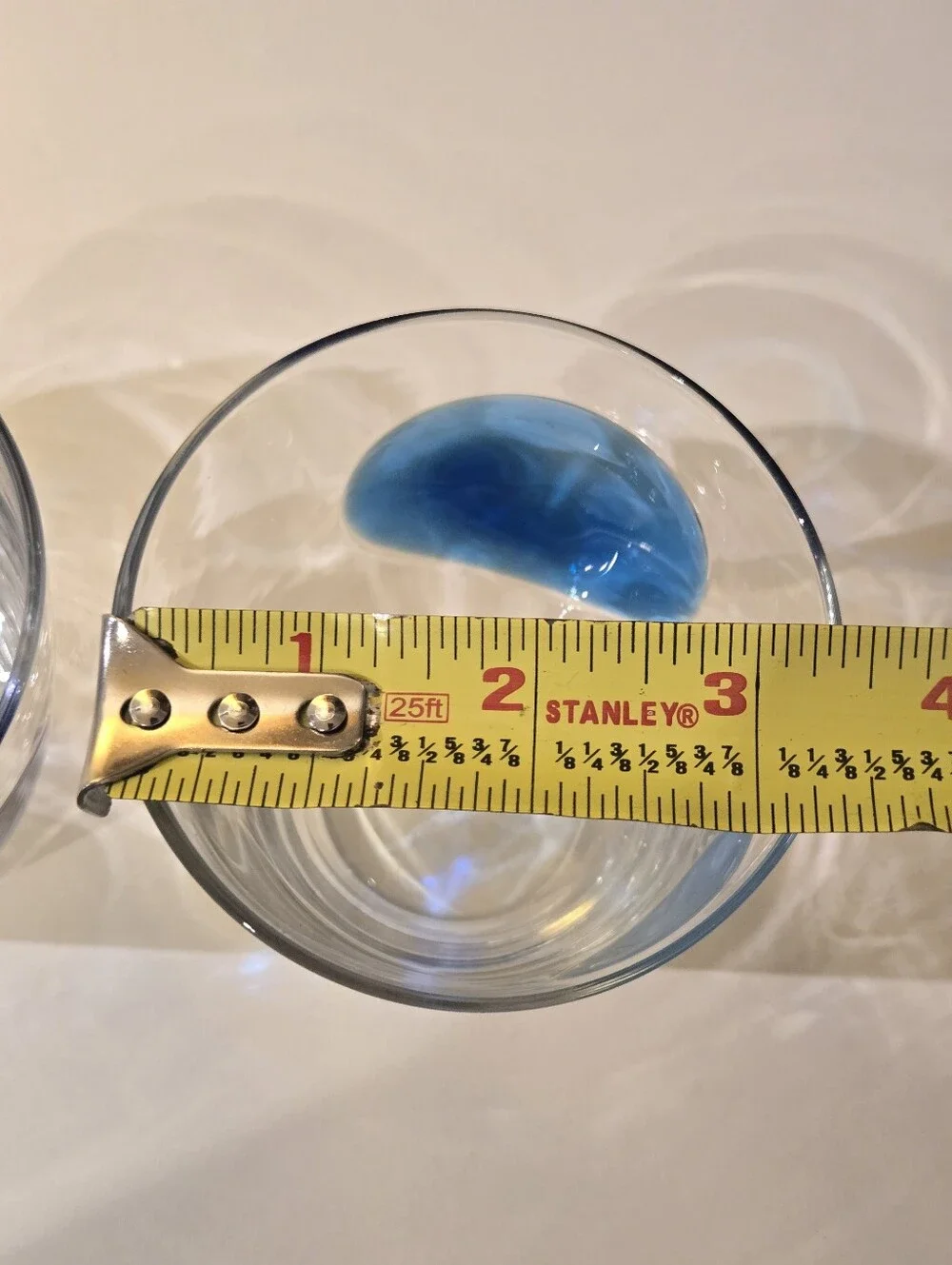 IKEA Fabulos Blue Dots Glasses Fused Glass Dots by Gunnel Sahlin 2009 FABULÖS x3